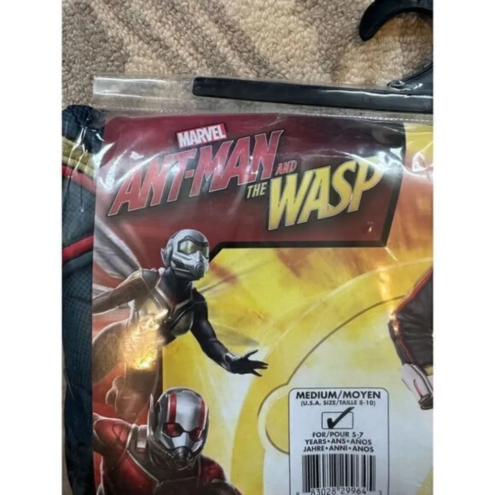 Marvel Ant-Man and The Wasp Costume Medium Size 8-10 for Kids 5-7 Years